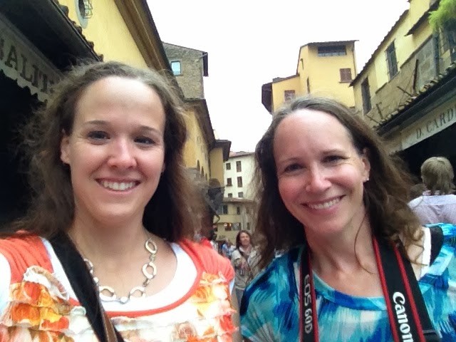Amy and becky in florence Amy and becky in florence