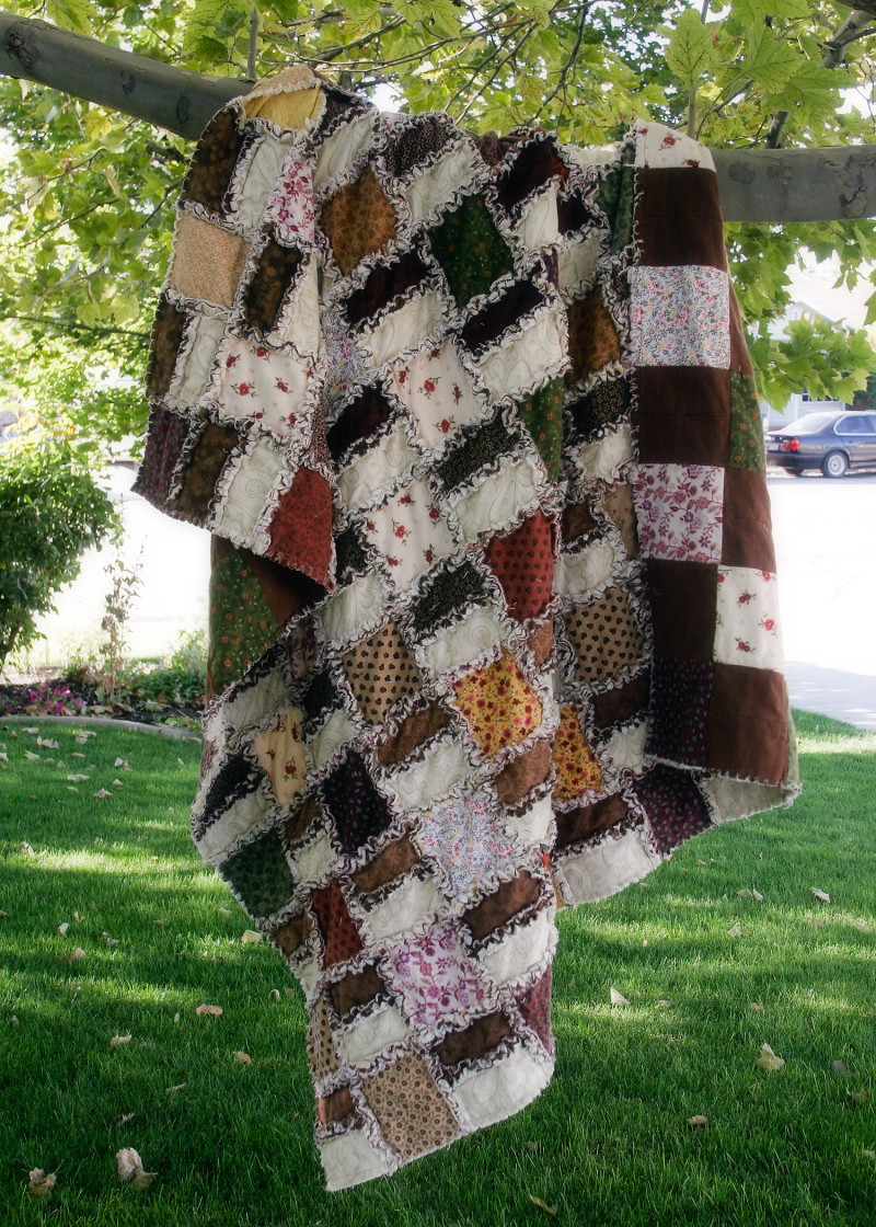 Autumn rag quilt Autumn rag quilt