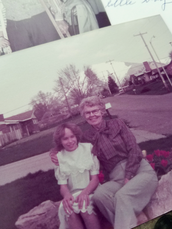 Photo of me and elsie on my 12th birthday Photo of me and elsie on my 12th birthday